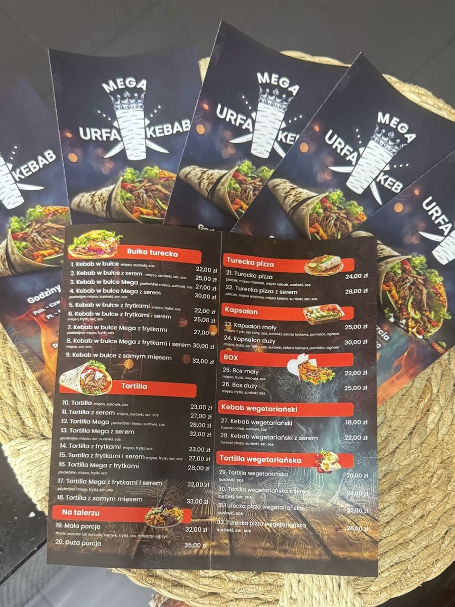 Menu Mega Urfa Kebab Polkowice-1