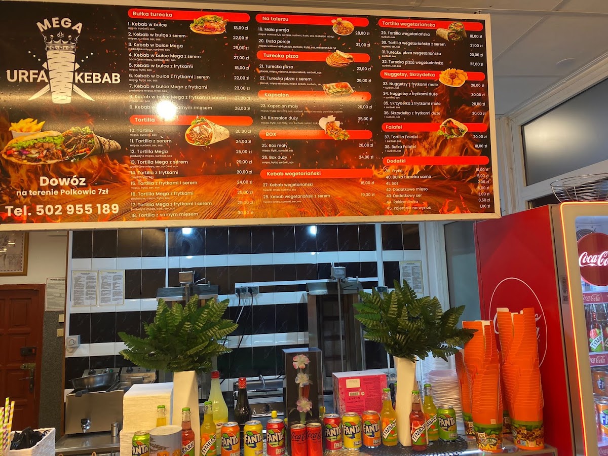 Menu Mega Urfa Kebab Polkowice-4